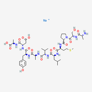 molecular formula C46H72N10NaO15S B13429064 CID 134158055 