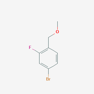 molecular formula C8H8BrFO B1342918 4-Bromo-2-fluoro-1-(methoxymethyl)benzene CAS No. 95068-02-3