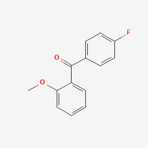 molecular formula C14H11FO2 B1342921 4-Fluoro-2'-methoxybenzophenone CAS No. 750633-46-6