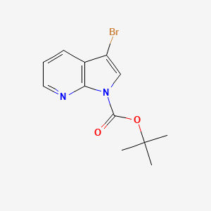 molecular formula C12H13BrN2O2 B1342923 叔丁基-3-溴-1H-吡咯并[2,3-b]吡啶-1-羧酸酯 CAS No. 226085-17-2