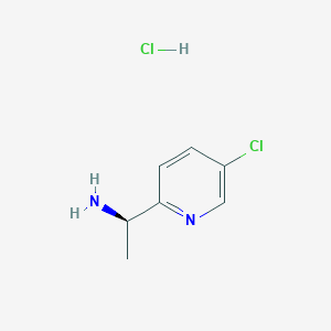 molecular formula C7H10Cl2N2 B13429277 (R)-1-(5-Chloropyridin-2-YL)ethanamine hcl 