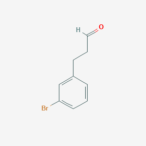 molecular formula C9H9BrO B1342928 3-(3-Bromophenyl)propanal CAS No. 210115-30-3