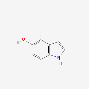 molecular formula C9H9NO B1342931 4-methyl-1H-indol-5-ol CAS No. 19499-97-9