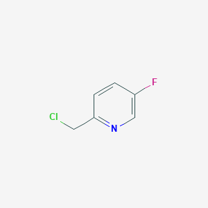 molecular formula C6H5ClFN B1342936 2-(Chloromethyl)-5-fluoropyridine CAS No. 915690-76-5