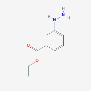molecular formula C9H12N2O2 B1342943 3-肼基苯甲酸乙酯 CAS No. 90556-87-9