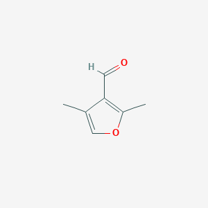 molecular formula C7H8O2 B1342946 2,4-Dimethylfuran-3-carbaldehyde CAS No. 75002-34-5