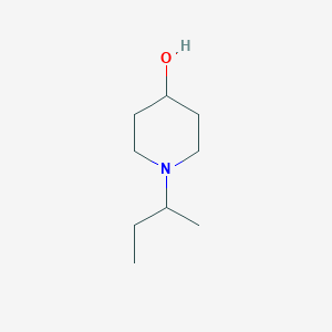 molecular formula C9H19NO B1342947 1-(Butan-2-YL)piperidin-4-OL 