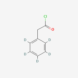 molecular formula C8H7ClO B13429490 Phenylacetyl-d5 Chloride 
