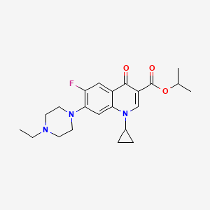 molecular formula C22H28FN3O3 B13429496 Enrofloxacin Isopropyl Ester 