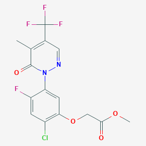 molecular formula C15H11ClF4N2O4 B13429595 Methyl Flufenpyr 