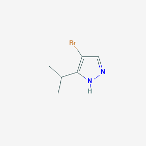 molecular formula C6H9BrN2 B1342960 4-Bromo-3-isopropyl-1H-pyrazole CAS No. 60061-60-1