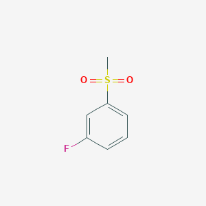 molecular formula C7H7FO2S B1342961 1-Fluoro-3-(methylsulfonyl)benzene CAS No. 657-46-5