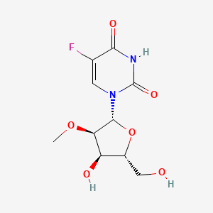 molecular formula C10H13FN2O6 B1342964 5-fluoro-1-[(2R,3R,4R,5R)-4-hydroxy-5-(hydroxymethyl)-3-methoxyoxolan-2-yl]pyrimidine-2,4-dione CAS No. 61671-80-5
