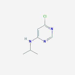 molecular formula C7H10ClN3 B1342966 4-Chloro-6-isopropylaminopyrimidine CAS No. 945896-32-2