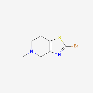 molecular formula C7H9BrN2S B1342969 2-Bromo-5-methyl-4,5,6,7-tetrahydrothiazolo[4,5-c]pyridine CAS No. 1280704-26-8