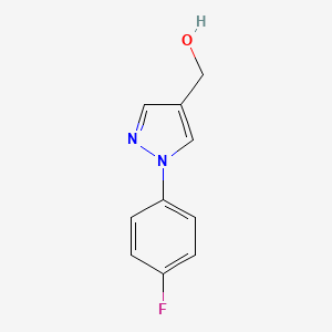 [1-(4-fluorophenyl)-1H-pyrazol-4-yl]methanol