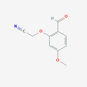 2-(2-Formyl-5-methoxyphenoxy)acetonitrile