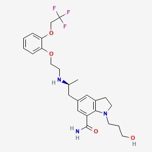 molecular formula C25H32F3N3O4 B13429805 Silodosin S-Isomer 