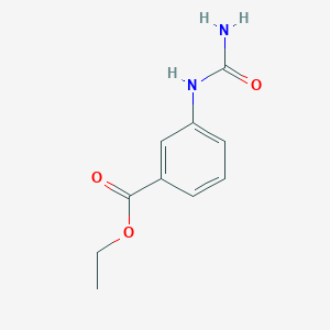 molecular formula C10H12N2O3 B1342983 Ethyl 3-(carbamoylamino)benzoate 