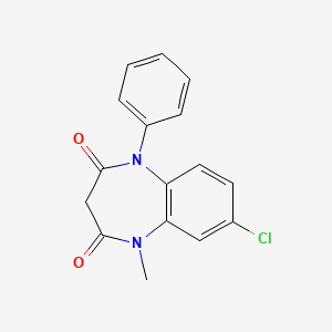molecular formula C16H13ClN2O2 B13429846 7-Deschloro-8-chloro Clobazam 