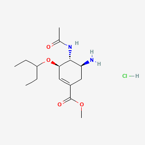 molecular formula C15H27ClN2O4 B13429928 Oseltamivir acid methyl ester hydrochloride 
