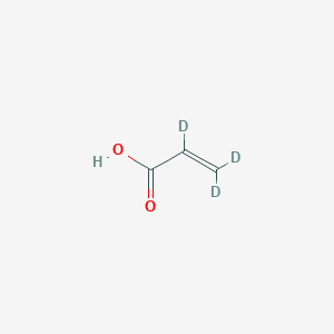 molecular formula C3H4O2 B13429989 Acrylic Acid-d3 