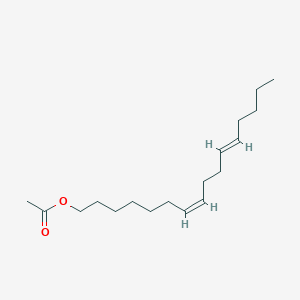 molecular formula C18H32O2 B013430 (Z,E)-7,11-Hexadecadien-1-yl acetate CAS No. 53042-79-8