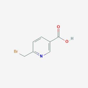 molecular formula C7H6BrNO2 B1343012 6-(Bromomethyl)nicotinic acid CAS No. 221323-59-7