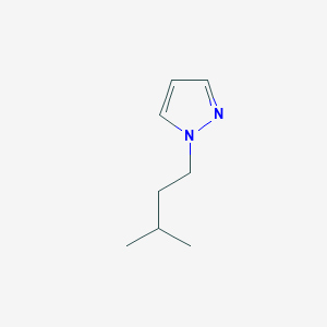 molecular formula C8H14N2 B1343026 1-Isopentyl-1H-pyrazole CAS No. 847818-51-3