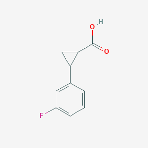 2-(3-Fluorophenyl)cyclopropanecarboxylic acid