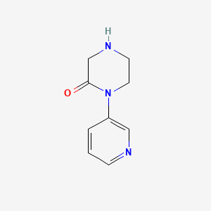 1-(Pyridin-3-YL)piperazin-2-one