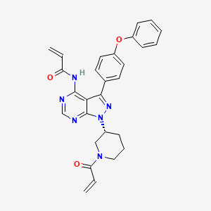 molecular formula C28H26N6O3 B13430323 N6-AcryloylIbrutinib 