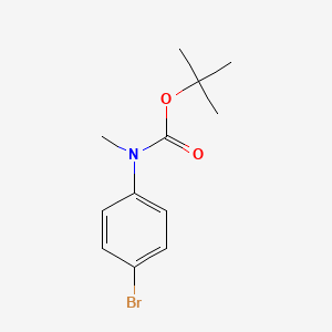 molecular formula C12H16BrNO2 B1343040 tert-Butyl (4-bromophenyl)(methyl)carbamate CAS No. 639520-70-0