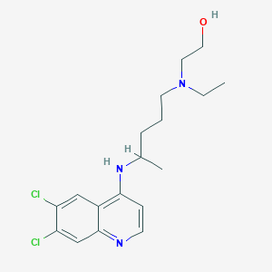 molecular formula C18H25Cl2N3O B13430514 6,7-Dichloro Hydroxychloroquine 