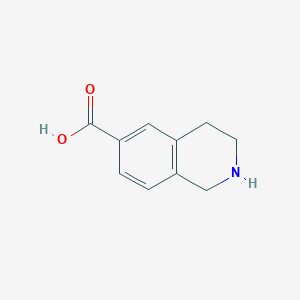 molecular formula C10H11NO2 B1343058 1,2,3,4-四氢异喹啉-6-羧酸 CAS No. 933752-32-0