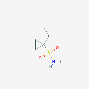 molecular formula C5H11NO2S B1343060 1-乙基环丙烷-1-磺酰胺 CAS No. 681808-56-0