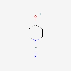 molecular formula C6H10N2O B1343069 4-羟基哌啶-1-甲腈 CAS No. 51075-37-7