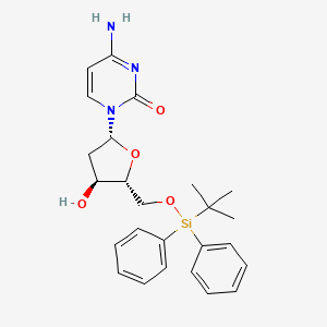 molecular formula C25H31N3O4Si B13430698 2'-Deoxy-5'-O-[(1,1-dimethylethyl)diphenylsilyl]cytidine 