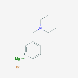 molecular formula C11H16BrMgN B13430778 magnesium;N-ethyl-N-(phenylmethyl)ethanamine;bromide 