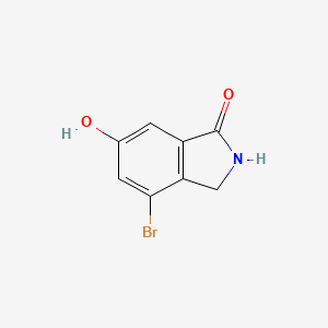 molecular formula C8H6BrNO2 B1343086 4-Bromo-6-hydroxyisoindolin-1-one CAS No. 808127-76-6