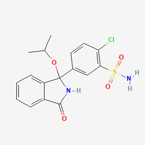 molecular formula C17H17ClN2O4S B13430870 O-Isopropyl Chlorthalidone 