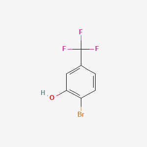 molecular formula C7H4BrF3O B1343100 2-Bromo-5-trifluoromethylphenol CAS No. 402-05-1