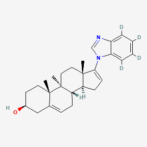 molecular formula C27H34N2O B13431010 Galeterone-d4 