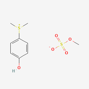 molecular formula C9H14O5S2 B1343102 4-羟基苯基二甲基锍甲基硫酸盐 CAS No. 32279-04-2