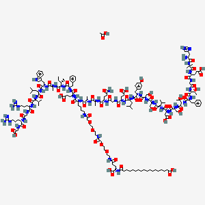molecular formula C189H295N45O61 B13431043 Semaglutide Acetate 