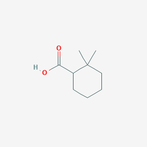 molecular formula C9H16O2 B1343113 2,2-Dimethylcyclohexane-1-carboxylic acid CAS No. 62581-18-4