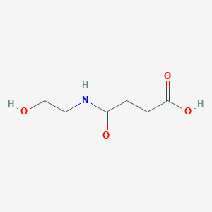molecular formula C6H11NO4 B1343127 4-(2-Hydroxyethylamino)-4-oxobutanoic acid CAS No. 147578-52-7
