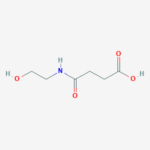 molecular formula C6H11NO4 B1343127 4-[(2-Hydroxyethyl)amino]-4-oxobutanoic acid CAS No. 147578-52-7