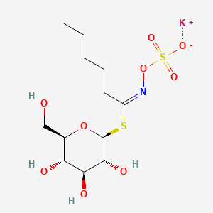 molecular formula C12H22KNO9S2 B13431305 n-Pentyl beta-Glucosinolate Potassium Salt 