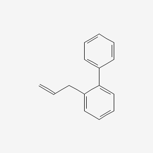molecular formula C15H14 B1343134 3-(2-Biphenyl)-1-propene CAS No. 41658-35-9